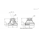 Регулируемая опора GN 343.5-32-M8-OS ELESA+GANTER