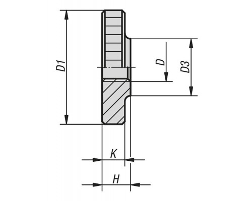 Ручка K0144.042 Kipp