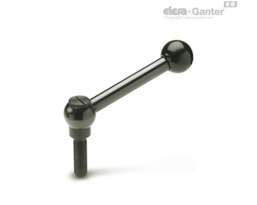 Регулируемая прижимная ручка GN 6337.3-20-M8-50-M ELESA+GANTER