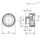 Ручка с рифлением BT.16-SST-M5 (106322) ELESA+GANTER