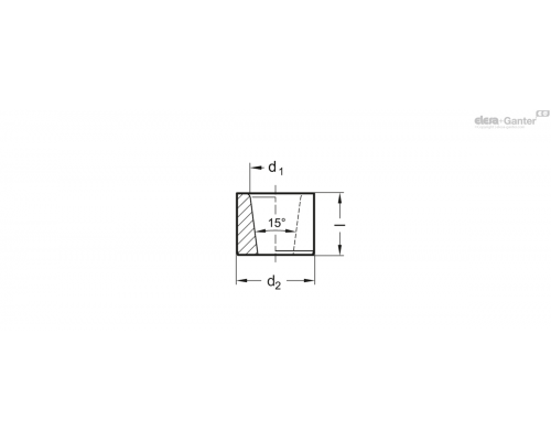 Направляющая втулка GN 179.1-8-12 ELESA+GANTER