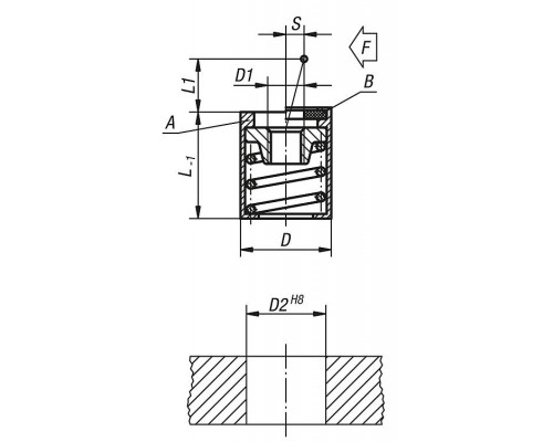Упоры K0370.31054 Kipp