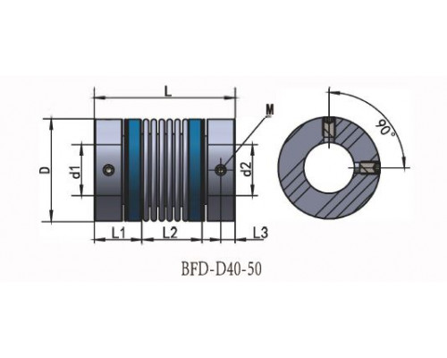 Муфта сильфонная BFD-5557-10-10 SMTECH