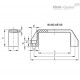 Мостовидная ручка M.443/140 AE-V0 (150011) ELESA+GANTER