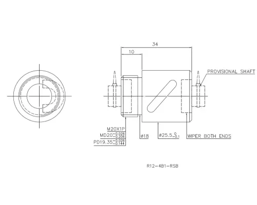 Гайка ШВП R12-4B1-RSB HIWIN