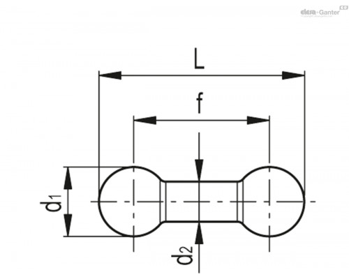 Шаровое соединение TCC-SJD-18-S14-C9 (600163-C9) ELESA+GANTER
