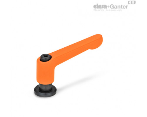 Регулируемая ручка рычажного типа GN 307-45-M6-OS ELESA+GANTER