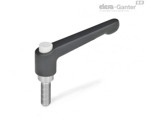 Регулируемая ручка рычажного типа GN 303.1-45-M4-20-SW-G ELESA+GANTER