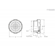 Сетчатый фильтр GN 7403-AL-M20x1,5-500 ELESA+GANTER