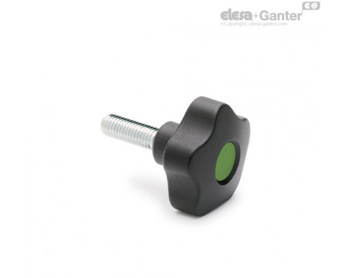 Лепестковая поворотная ручка VCT.74 p-M16x50-C17 (70091-C17) ELESA+GANTER