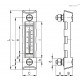 Индикатор HCX.127/T-AR-P-M12 (11376-R) ELESA+GANTER