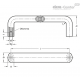 П-образная ручка GN 564-25-112 ELESA+GANTER