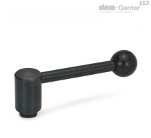 Ручка рычажного типа с функцией защиты GN 312-24-M10-D ELESA+GANTER