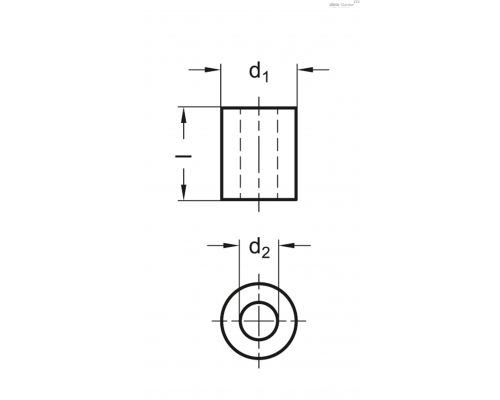 Втулка GN 810.18-220 ELESA+GANTER