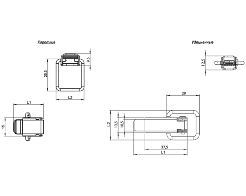 Защелка M1 EMES