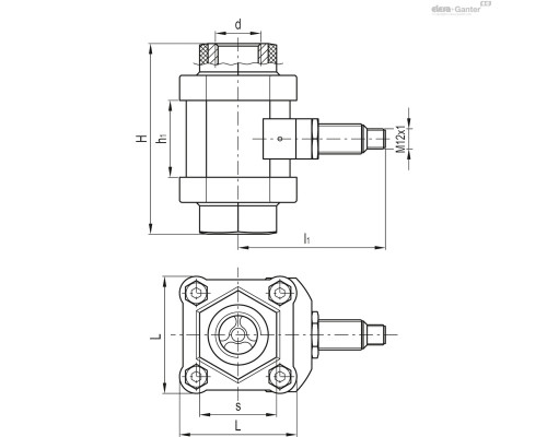 Индикатор потока HVF.114-E-1 (111343) ELESA+GANTER