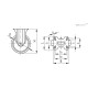 Колёсико RE.G1-150-PBL-N (452666) ELESA+GANTER