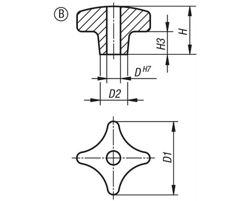 Ручка K0147.112 Kipp
