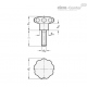Лепестковая ручка GN 5335-40-M8-25 ELESA+GANTER