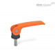 Прижимная ручка с эксцентриковым кулачком GN 927.4-44-M4-20-A-O ELESA+GANTER