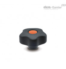 Лепестковая поворотная ручка VCT.43 B-M6-SOFT-C2 (169892-C2) ELESA+GANTER