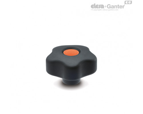 Лепестковая поворотная ручка VCT.53 B-M8-SOFT-C2 (169952-C2) ELESA+GANTER