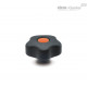 Лепестковая поворотная ручка VCT.53 B-M8-SOFT-C2 (169952-C2) ELESA+GANTER