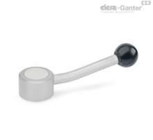 Плоская ручка рычажного типа GN 125.5-45-M16-E ELESA+GANTER