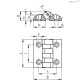 Петли CFTX.40 EH-4 (427201) ELESA+GANTER