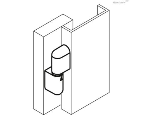 Петля CFN.65 p-M5x12-B-M5 (426141) ELESA+GANTER