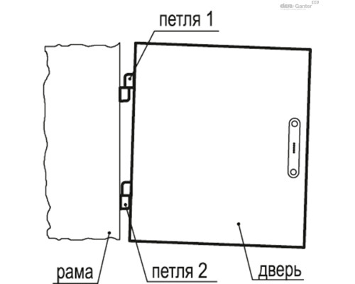 Петля CFN.65 p-M5x12-B-M5 (426141) ELESA+GANTER