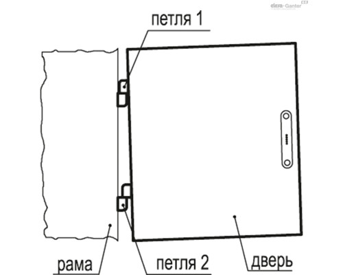 Петля CFN.65 p-M5x12-B-M5 (426141) ELESA+GANTER