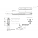 Направляющие GN 1410-450-F-1-ZB ELESA+GANTER