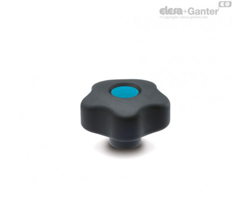 Лепестковая поворотная ручка VCT.66 B-M10-SOFT-C5 (170013-C5) ELESA+GANTER