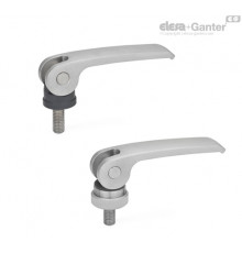 Плоская ручка рычажного типа GN 927.5-101-M8-30-B ELESA+GANTER