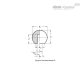 Шарообразная ручка DIN 319-KT-25-B6-M ELESA+GANTER