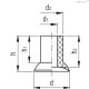 Вакуумная присоска VVH-08-A (VV.52024) ELESA+GANTER