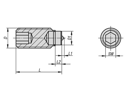 Винты K0272.05X09 Kipp