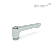 Плоская регулируемая ручка рычажного типа GN 302.1-78-B8-SR ELESA+GANTER