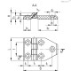Петли CFM-TR-B.40-SH-5 (426001) ELESA+GANTER