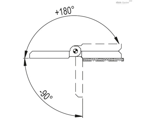 Петли CFM-TR-B.40-SH-5 (426001) ELESA+GANTER