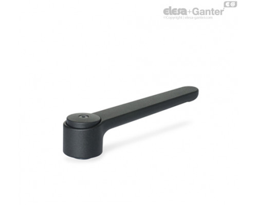 Плоская ручка рычажного типа GN 126-120-M10-SW ELESA+GANTER