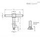 Винт с перекидной рукояткой DIN 6304-M6-40-E ELESA+GANTER