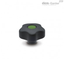 Лепестковая поворотная ручка VCT.43 B-M8-SOFT-C17 (169894-C17) ELESA+GANTER