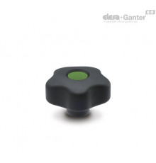 Лепестковая поворотная ручка VCT.43 B-M6-SOFT-C17 (169892-C17) ELESA+GANTER