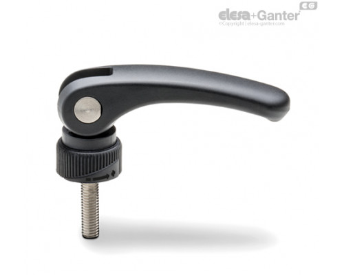 Шарнирная ручка LAC.63-SST-p-M5x40-R (33645) ELESA+GANTER
