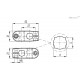Зажим MSX.56-C-10-12 (440122) ELESA+GANTER