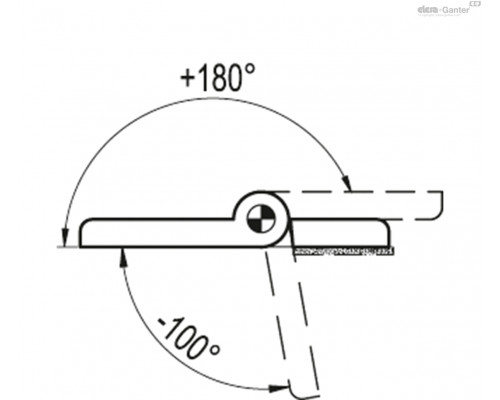 Петля CFG.30/30 SH-6 (423911) ELESA+GANTER