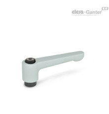 Плоская регулируемая ручка рычажного типа GN 302-30-M6-SR ELESA+GANTER