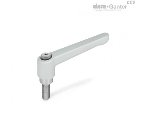 Регулируемая ручка рычажного типа GN 300.1-63-M8-50-SR ELESA+GANTER